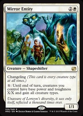 Magic The Gathering - Mirror Entity -026/249- - Modern Masters 2015 - Foil