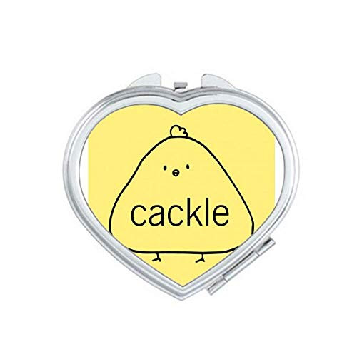 Animation Chick Cockcrow Mirror Travel Magnification Portable Handheld Pocket Makeup Animation Chick Cockcrow Mirror Travel Magnification Portable Handheld Pocket Makeup