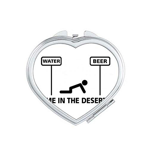 Desert Water Beer Kneeling Choice Mirror Travel Magnification Portable Handheld Pocket Makeup Desert Water Beer Kneeling Choice Mirror Travel Magnification Portable Handheld Pocket Makeup