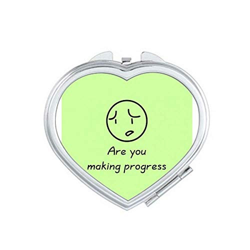 Frown Confused Doubt Latest Expression Mirror Travel Magnification Portable Handheld Pocket Makeup Frown Confused Doubt Latest Expression Mirror Travel Magnification Portable Handheld Pocket Makeup
