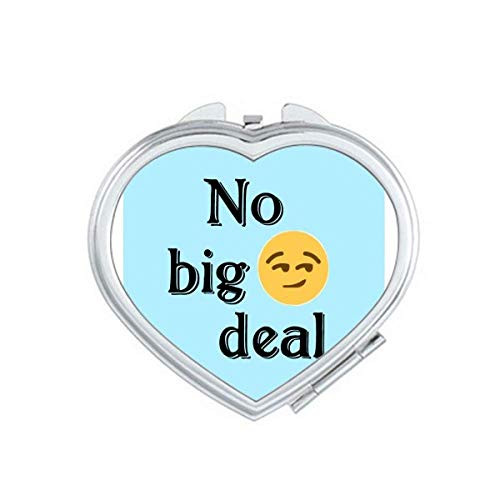 No Big Deal Expression Simplicity Mirror Travel Magnification Portable Handheld Pocket Makeup No Big Deal Expression Simplicity Mirror Travel Magnification Portable Handheld Pocket Makeup