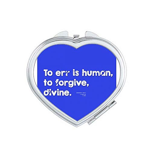 Quote Divine Forgive Human Error Mirror Travel Magnification Portable Handheld Pocket Makeup Quote Divine Forgive Human Error Mirror Travel Magnification Portable Handheld Pocket Makeup