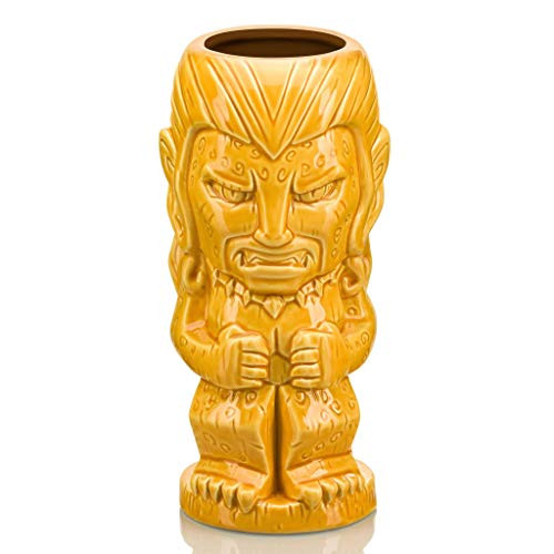 Geeki Tikis DC Comics Cheetah Ceramic Mug - Official Comic Book Collectible Tiki Cup - Exclusive Tropical Drinkware For Home Barware Set - Holds 16 Ounces