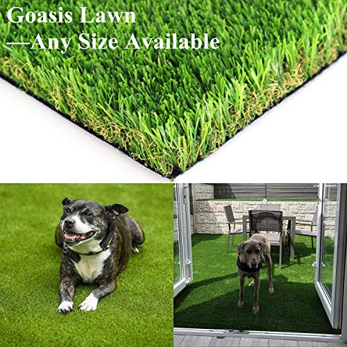 Realistic Artificial Grass Turf - 3.3FTX5FT(16.5 Square FT) Indoor Outdoor Garden Lawn Landscape Synthetic Grass Mat