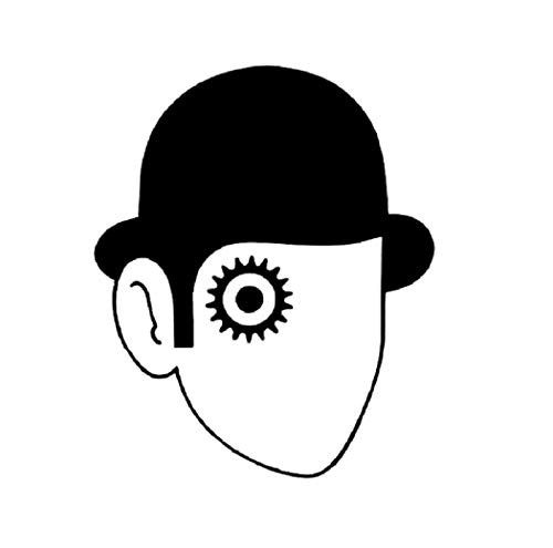 A Clockwork Orange Alex Horror Black Vinyl Decal Bumper Computer Sticker Cling Scary Halloween