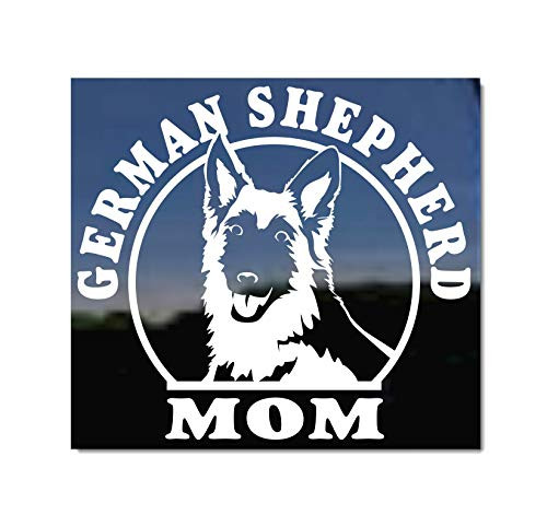 German Shepherd Mom ~ GSD Dog Vinyl Window Decal Sticker German Shepherd Mom ~ GSD Dog Vinyl Window Decal Sticker