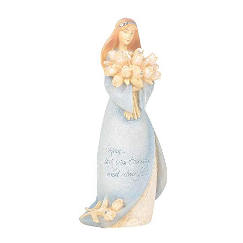Enesco Foundations Mom Love You Always Miniature Figurine, 4.5 Inch, Multicolor