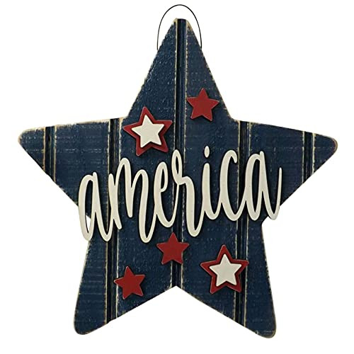 Patriotic Independence Wreaths for Front Door,July 4th,Veterans Day Handcrafted Hanging Wreaths for Home Wall Decor Front Door Decorations Outside -B- Patriotic Independence Wreaths for Front Door,July 4th,Veterans Day Handcrafted Hanging Wreaths for Home Wall Decor Front Door Decorations Outside -B-
