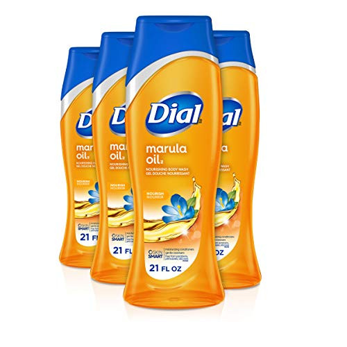 Dial Body Wash, Marula Oil, 21 Ounce -Pack of 4-