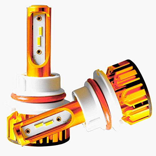 LAIMAIK 9004 LED Headlight Bulbs All-in-One Conversion Kit,Hi/Lo Beam 72W 10000LM CSP Chips 6000K Auto HB1 LED Car Light 2 pcs