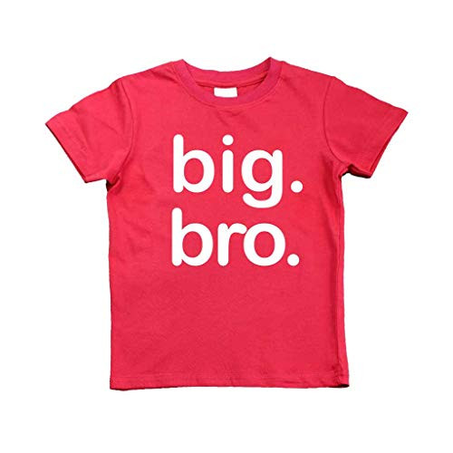 Big Brother Shirt, Big bro Shirt, Big Brother Announcement Shirt, Big Brother t Shirt Toddler -Red, 3T- Big Brother Shirt, Big bro Shirt, Big Brother Announcement Shirt, Big Brother t Shirt Toddler -Red, 3T-