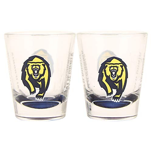NCAA"Elite" 2oz Shot Glass 2-Pack -California Berkeley Golden Bears-