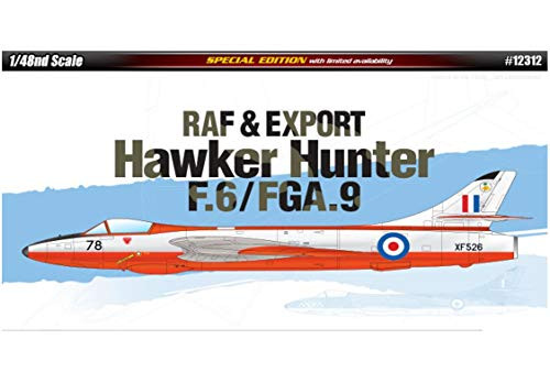 Academy 12312 RAF & Export Hawker Hunter F.6/FGA.9, 1/48 Scale Plastic Model Kit