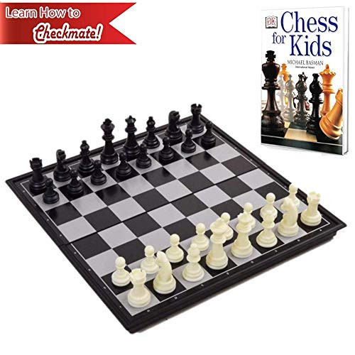 Chess Board for Kids with Chess Book for Beginners  Chess Set Learning Bundle for Kids
