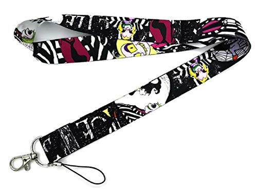 Beetlejuice Character Themed ID Holder Lanyard Keychain Beetlejuice Character Themed ID Holder Lanyard Keychain