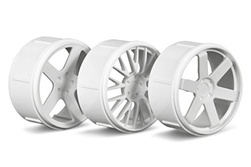 HPI Racing Wheel Set -White--Micro RS4- 73410 HPI Racing Wheel Set -White--Micro RS4- 73410