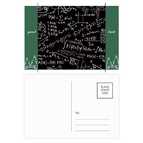 Seeking Limits Formulas Science Calculus Figure Good Luck Postcard Set Card Mailing Side 20pcs