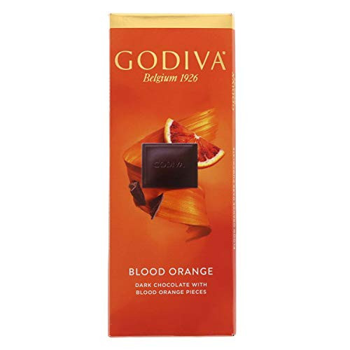 Godiva Pure Dark Chocolate  and  Blood Orange Bar 90g