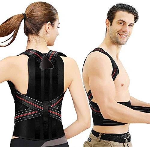 Posture Corrector for Women Men, Spine and Back Support, Providing Pain Relief for Neck, Back, Shoulders, Adjustable and Breathable Back Brace Improves Posture and Provides Back Support, Medium