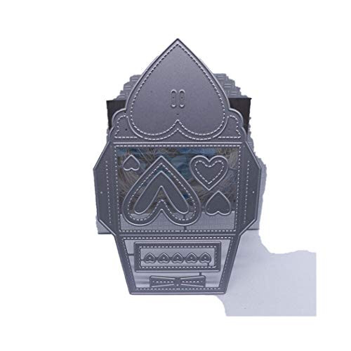 Heart Envelope Metal Cutting Dies Scrapbooking Embossing Folder for Card Making Craft Stencils Clear Stamp and Slimline Dies