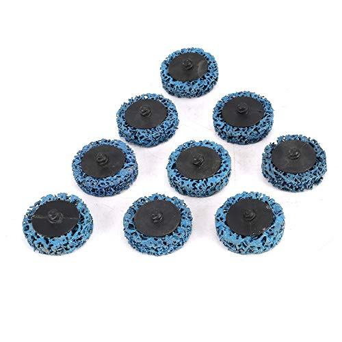 Chambridge 10 Pack 2" Strip Disc Rust Removal Wheel,Angle Grinder Disc Wheel,2 inch Quick Change Easy Strip  and  Clean Discs -Blue-