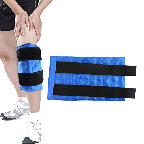 Ice Packs for Injuries, Reusable Gel Ice Pack Cold Pack Pain Relief Flexible Hot  and  Cold Therapy Reusable Gel Pack/Heat Wrap - Great for Back, Waist, Shoulder, Neck, Ankle, Knee and Hip -Blue- Ice Packs for Injuries, Reusable Gel Ice Pack Cold Pack Pain Relief Flexible Hot  and  Cold Therapy Reusable Gel Pack/Heat Wrap - Great for Back, Waist, Shoulder, Neck, Ankle, Knee and Hip -Blue-