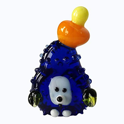 Hedgehog Glass Small Figurine Hand-Blown Art Collectible Figure