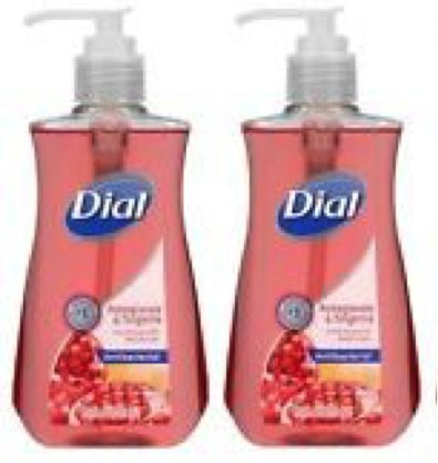 Dial Liquid Hand Soap 7.5 Fl Oz Pack of 2 - Pomegranate  and  Tangerine -