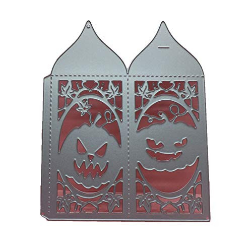 Halloween Box Metal Cutting Dies Scrapbooking Embossing Folders for Card Making Craft Stencil Clear Stamps and Slimline Dies