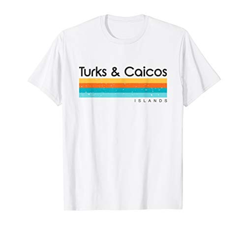 Vintage Turks  and  Caicos Islands Retro Design T-Shirt