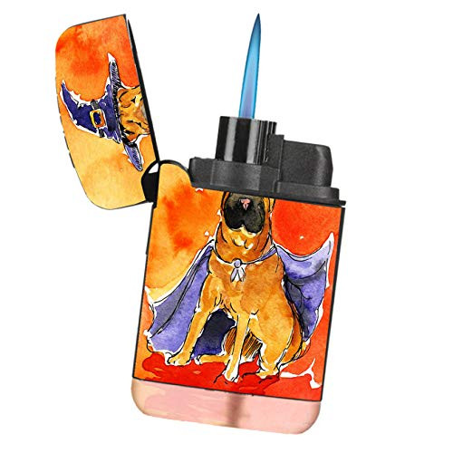 Sunshine Cases Whitetail Deer Doe and Fawn Art by Denise Every Matte Black Rubber Grip Flameless Turbo Pocket Lighter