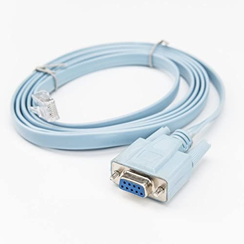 Rocstor Premium 6 ft Cisco Console Router Cable - RJ45 -m- - DB9 -f- - RJ-45 Male Network - DB