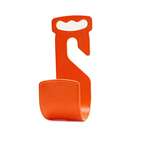Fansipro Garden Yard Pipe Holder Hose Pipe Watering Hook Hose Hanger Storage Rack Reel, 23.5 x 11 x 9 cm, Orange