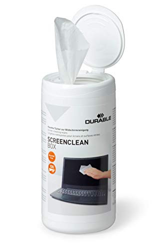 Dust-Off Premoistened Monitor Cleaning Wipes, Cloth, 6 x 6 1/2, 80/Tub