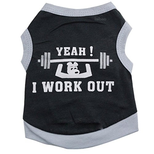 Howstar Pet Shirt, Summer Clothes for Pet Puppy Vest Dogs Costumes Tank Top Pet Apparel -M, A- Howstar Pet Shirt, Summer Clothes for Pet Puppy Vest Dogs Costumes Tank Top Pet Apparel -M, A-