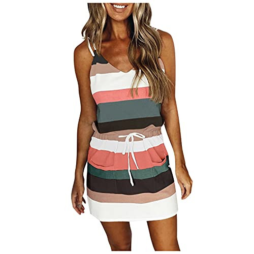 Dress for Women Casual, Maxi Dress for Women Summer, Womens Casual V-Neck Sleeveless Plus Size Loose Plain Long Dresses with Pockets Dress for Women Casual, Maxi Dress for Women Summer, Womens Casual V-Neck Sleeveless Plus Size Loose Plain Long Dresses with Pockets