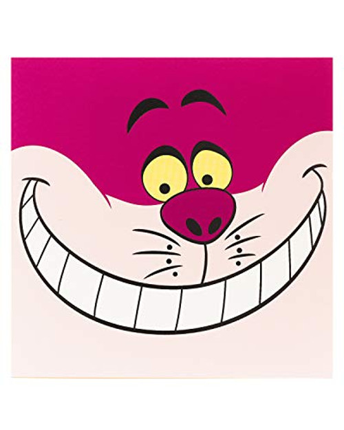 Disney Greetings Card, Alice in Wonderland Blank Greetings Card, Cheshire Cat Disney Birthday Card