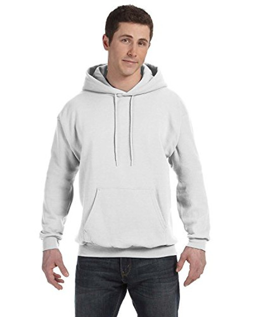 By Hanes 78 Oz EcoSmart 50/50 Pullover Hood - White - XL - -Style  P170 - Original Label-
