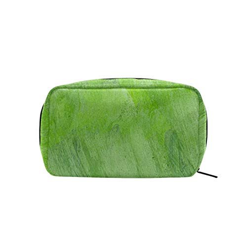 Makeup Cosmetic Bag Green Painted Background Art Color Portable Travel Train Case Toiletry Bags Organizer Multifunction Storage Bag Makeup Cosmetic Bag Green Painted Background Art Color Portable Travel Train Case Toiletry Bags Organizer Multifunction Storage Bag