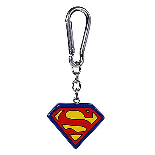 Pyramid International DC Comics Superman Logo 3D Polyresin Keyring Keychain Fob