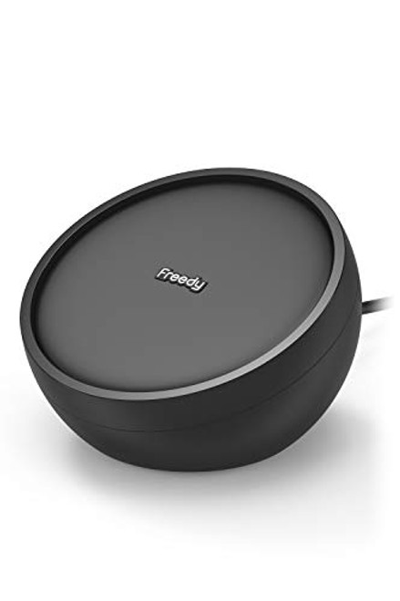 Freedy 15W Qi Certified Wireless Charger Stand Designed for Qi-Enabled Phones - -Qi-Certified  and  Fast- - Black