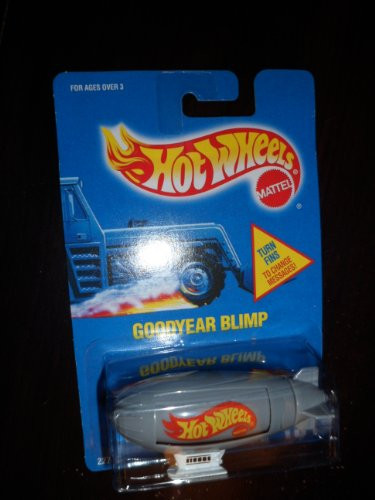 194 Goodyear Blimp Grey/White Cabin Collectible Collector Car Mattel Hot Wheels