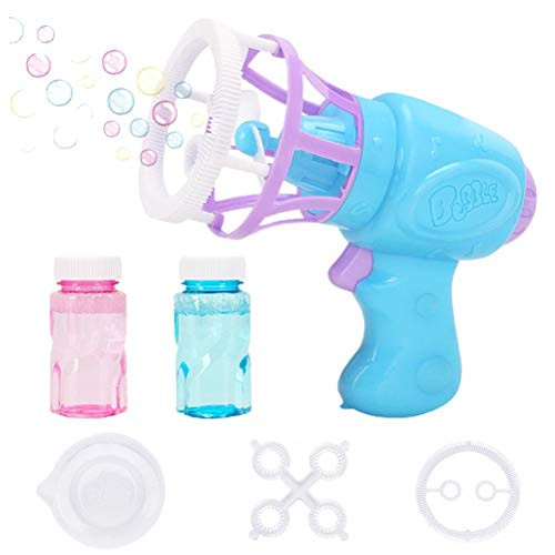 Bubble Guns with 2 Bottles Bubble Solution for Kids, Bubble Blower for Bubble Blaster Party Favors, Easter Bucket Stuffer, Camping, Summer Toy, Outdoors Activity, Birthday Gift Bubble Guns with 2 Bottles Bubble Solution for Kids, Bubble Blower for Bubble Blaster Party Favors, Easter Bucket Stuffer, Camping, Summer Toy, Outdoors Activity, Birthday Gift