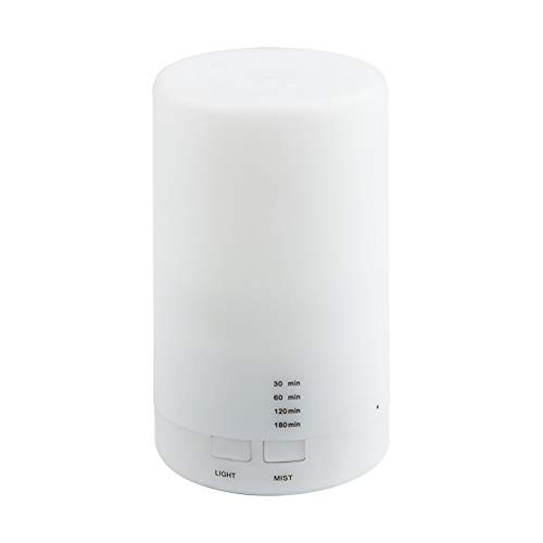 vce2tg Air Ultrasonic Humidifier USB Charging LED Night Light Aromatherapy Essential Oil Aroma Diffuser for Home Office White warm light
