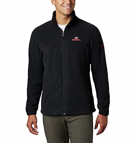 NCAA Georgia Bulldogs Men's Collegiate Flanker III Fleece Jacket, XX-Large, UGA - Black