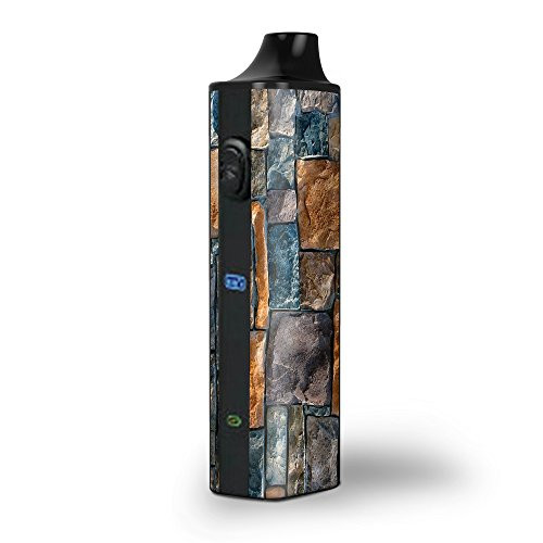 Skin Decal Vinyl Wrap for Pulsar APX Vape Dry Herb Vape Kit skins stickers cover / Brick Colors blue red white bricks wall