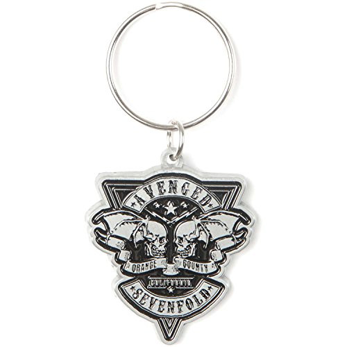 Avenged Sevenfold Orange County Metal Key Chain Silver