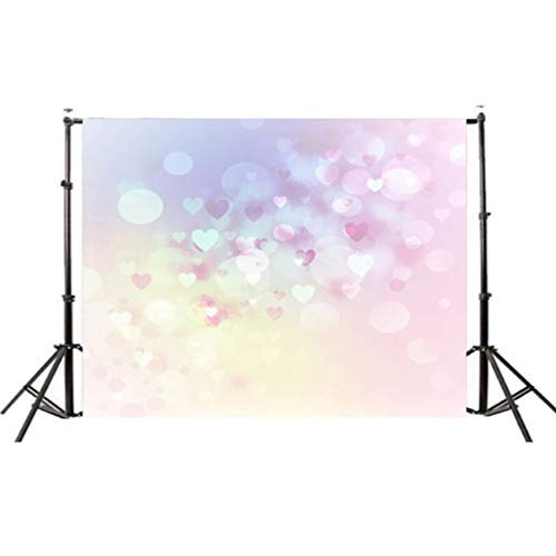 GUAngqi Photography Cloth Valentines Day Backdrop Romantic Love Photo Studio Props Background Photo Booth