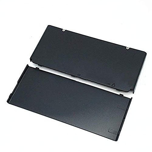 Faceplate Shell Case Cover Replacement and Back Battery Housing Shell Case Cover for Nintendo New 3DS LL / 3DS XL -Black-
