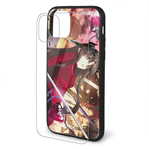 Shiroh and Rin Fate Stay Night iPhone 11 Pro Phone Case Ultra-Thin Tempered Glass Anime Figures Painted Back Cover Shiroh and Rin Fate Stay Night iPhone 11 Pro Phone Case Ultra-Thin Tempered Glass Anime Figures Painted Back Cover